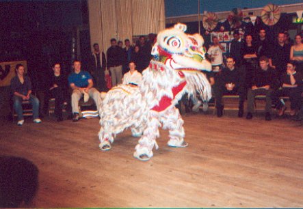 Lion dance from the Chinese Society