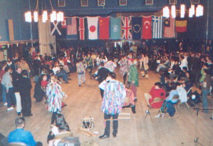 Morris dancers rocking Anson Rooms!